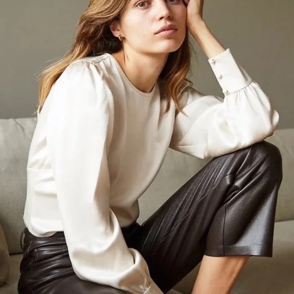 Wilfred Melina Pant in Rich Mocha Brown 8 - Picture 6 of 9